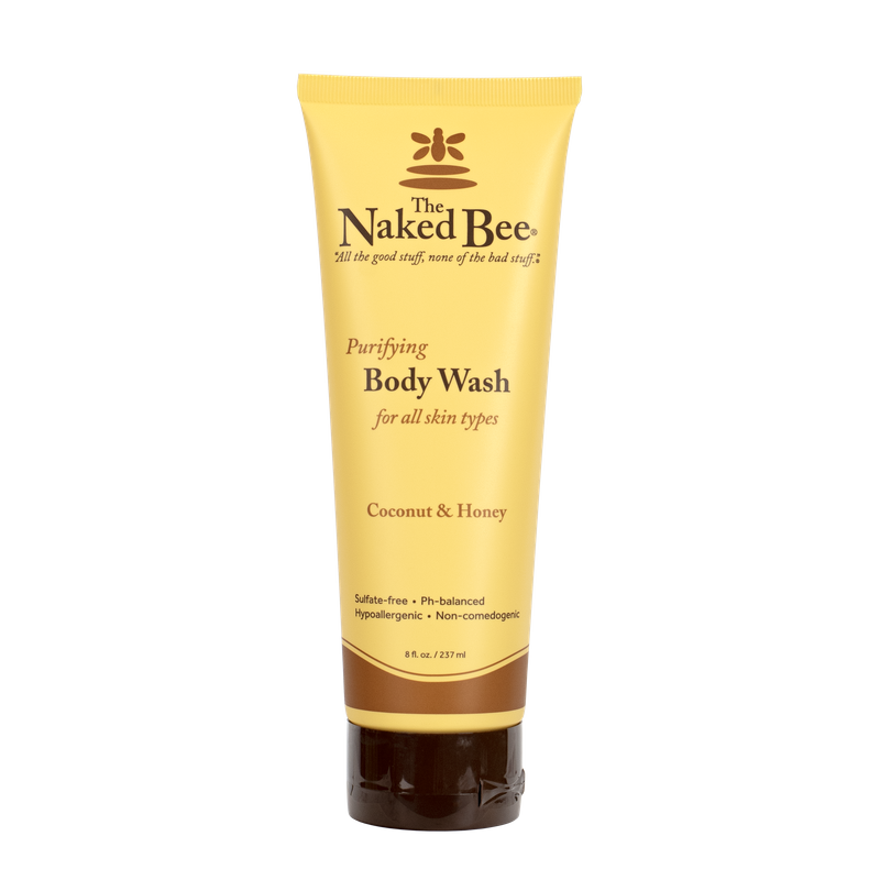 Naked Bee Coconut &amp; Honey Purifying Body Wash - 8 oz