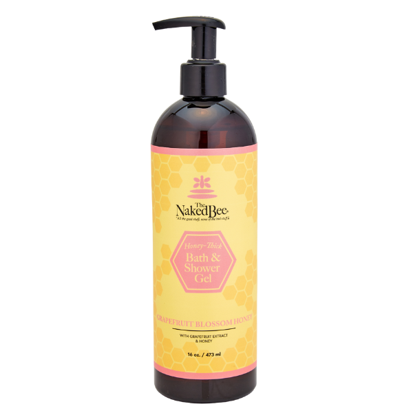 Naked Bee Grapefruit Blossom Honey Bath &amp; Shower Gel - 16 oz