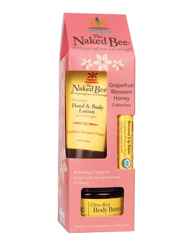 Naked Bee Grapefruit Blossom Honey Gift Collection
