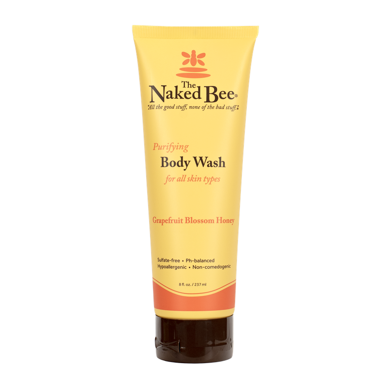 Naked Bee Grapefruit Blossom Honey Purifying Body Wash - 8 oz