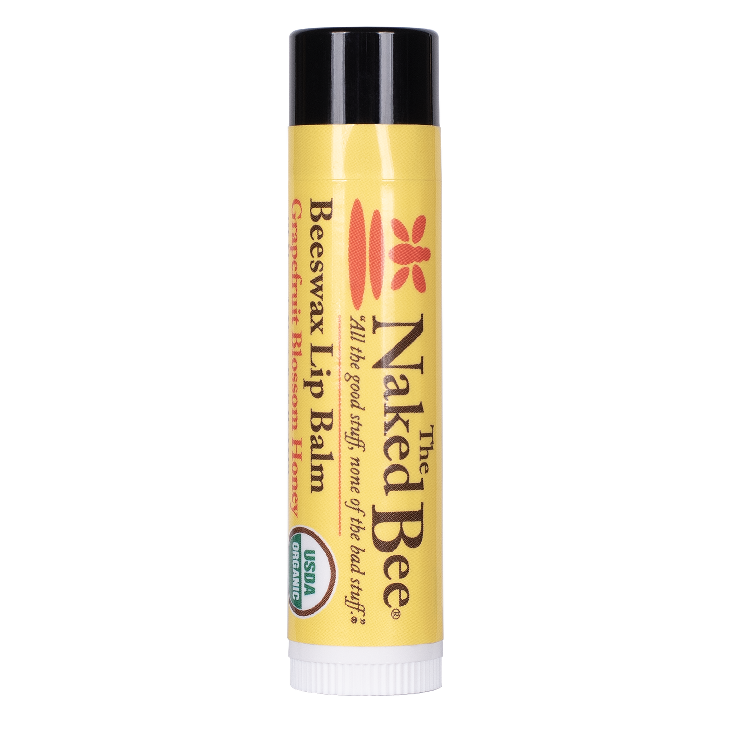 Naked Bee Grapefruit Blossom Honey USDA Organic Lip Balm