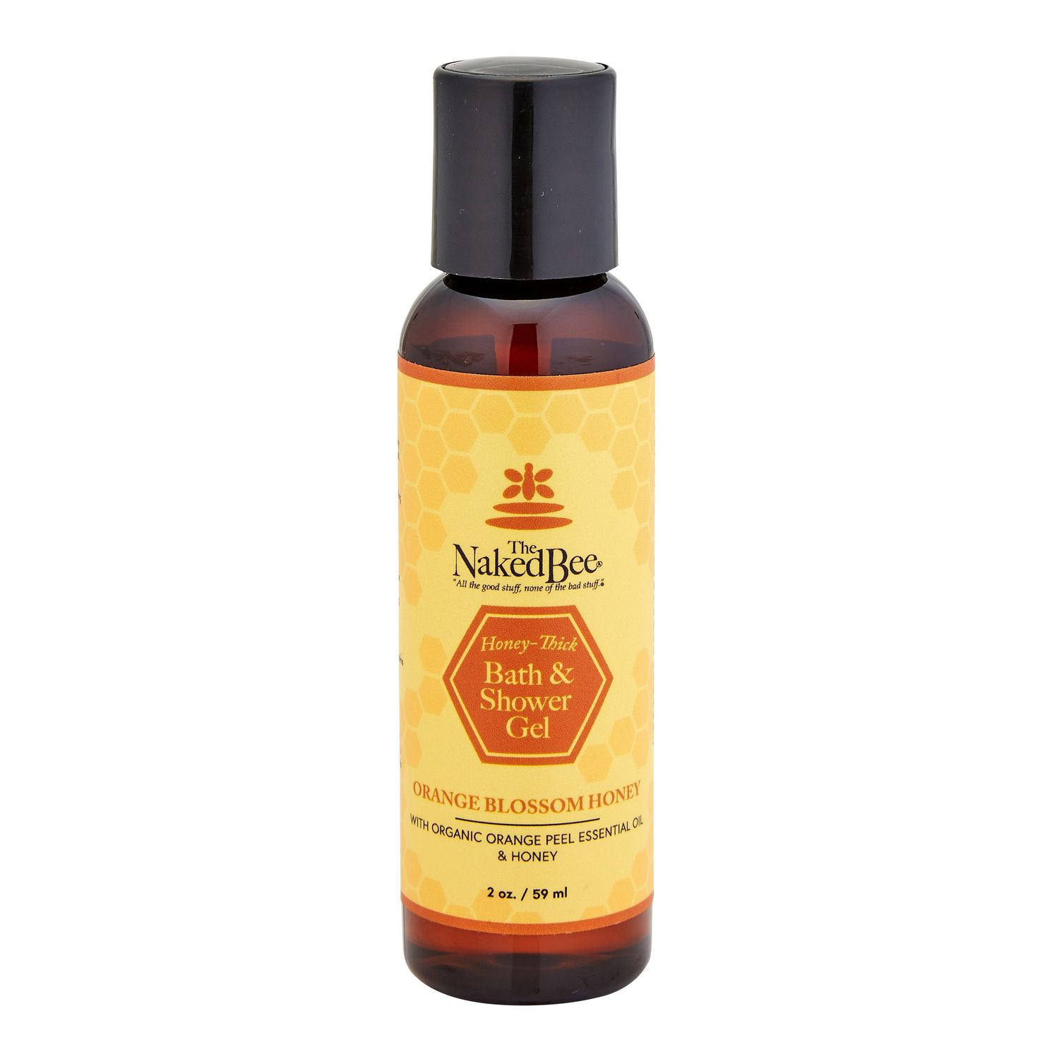 Naked Bee Orange Blossom Honey Bath &amp; Shower Gel - 2 oz
