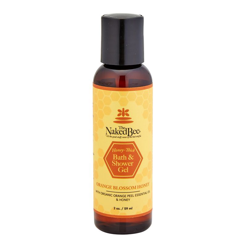 Naked Bee Orange Blossom Honey Bath &amp; Shower Gel - 2 oz