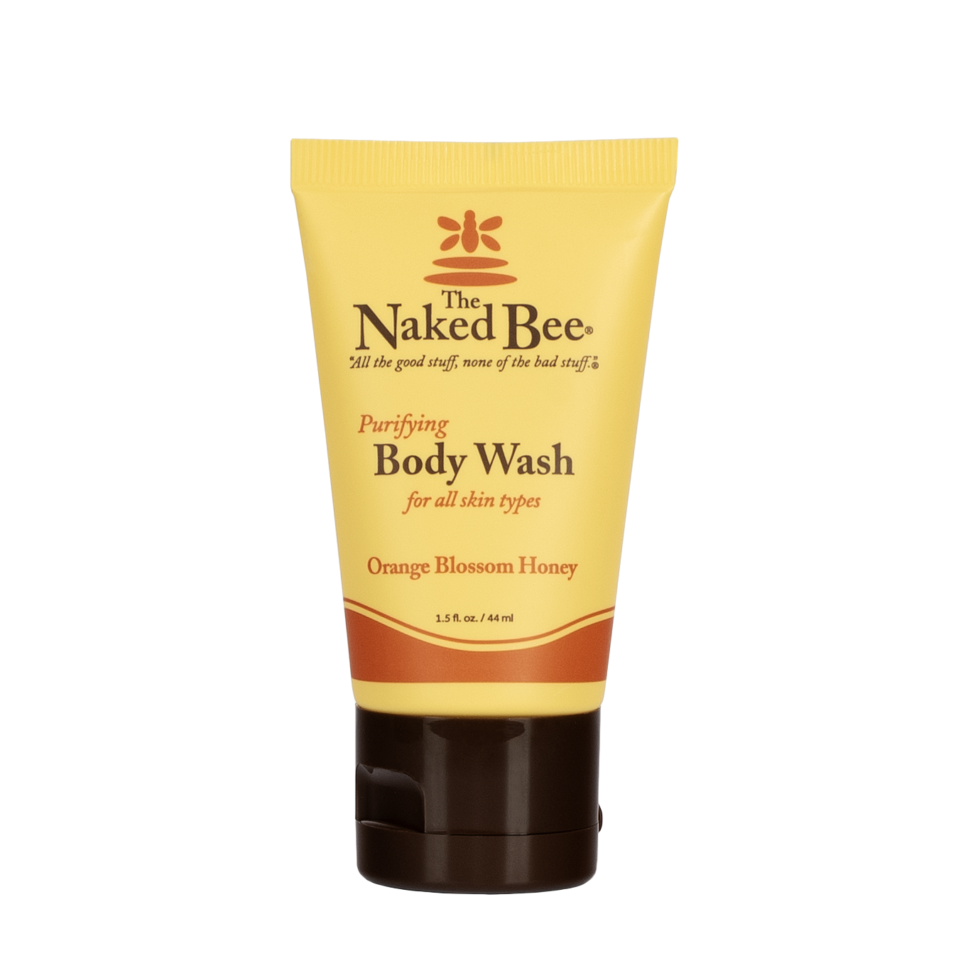 Naked Bee Orange Blossom Honey Purifying Body Wash - 1.5 oz