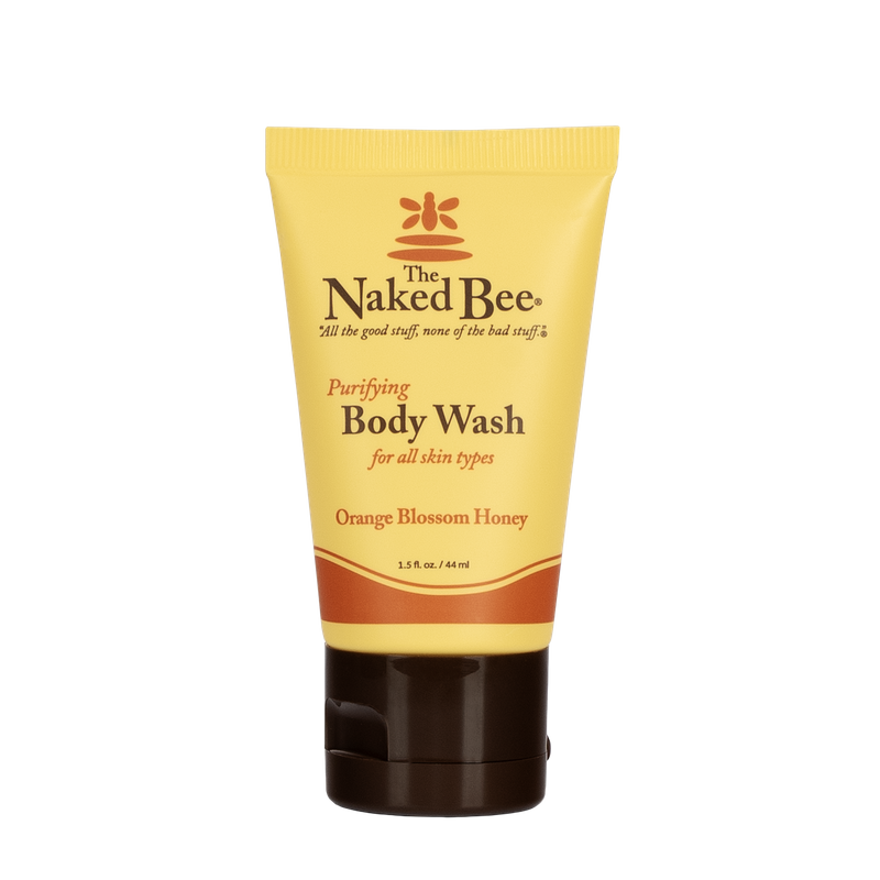 Naked Bee Orange Blossom Honey Purifying Body Wash - 1.5 oz