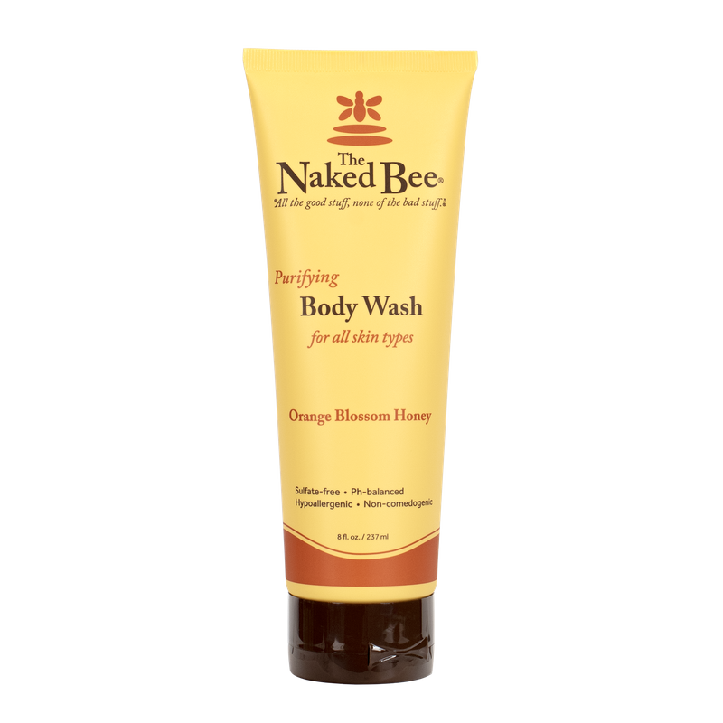 Naked Bee Orange Blossom Honey Purifying Body Wash - 8 oz