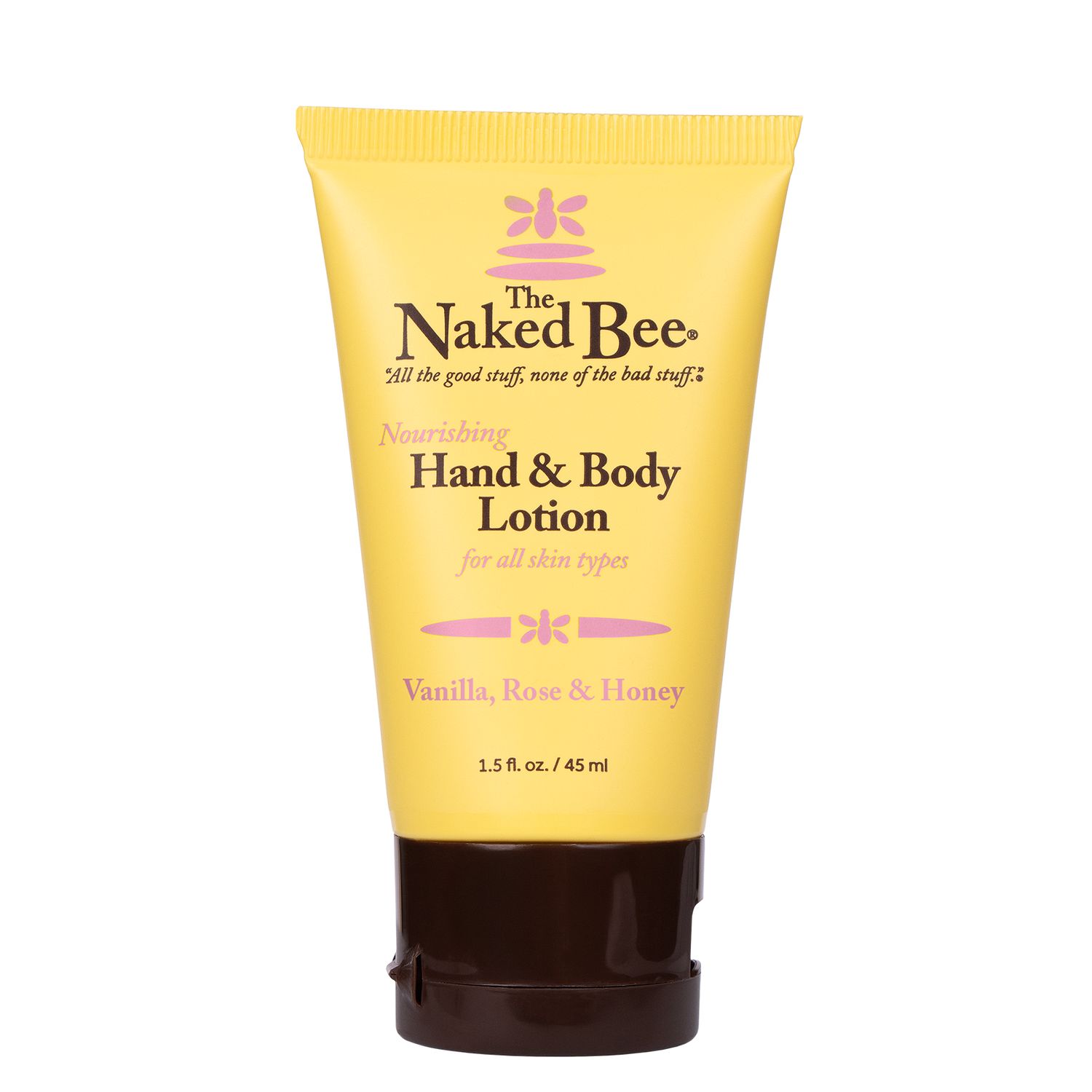 Naked Bee Vanilla Rose &amp; Honey Hand &amp; Body Lotion - 1.5 oz