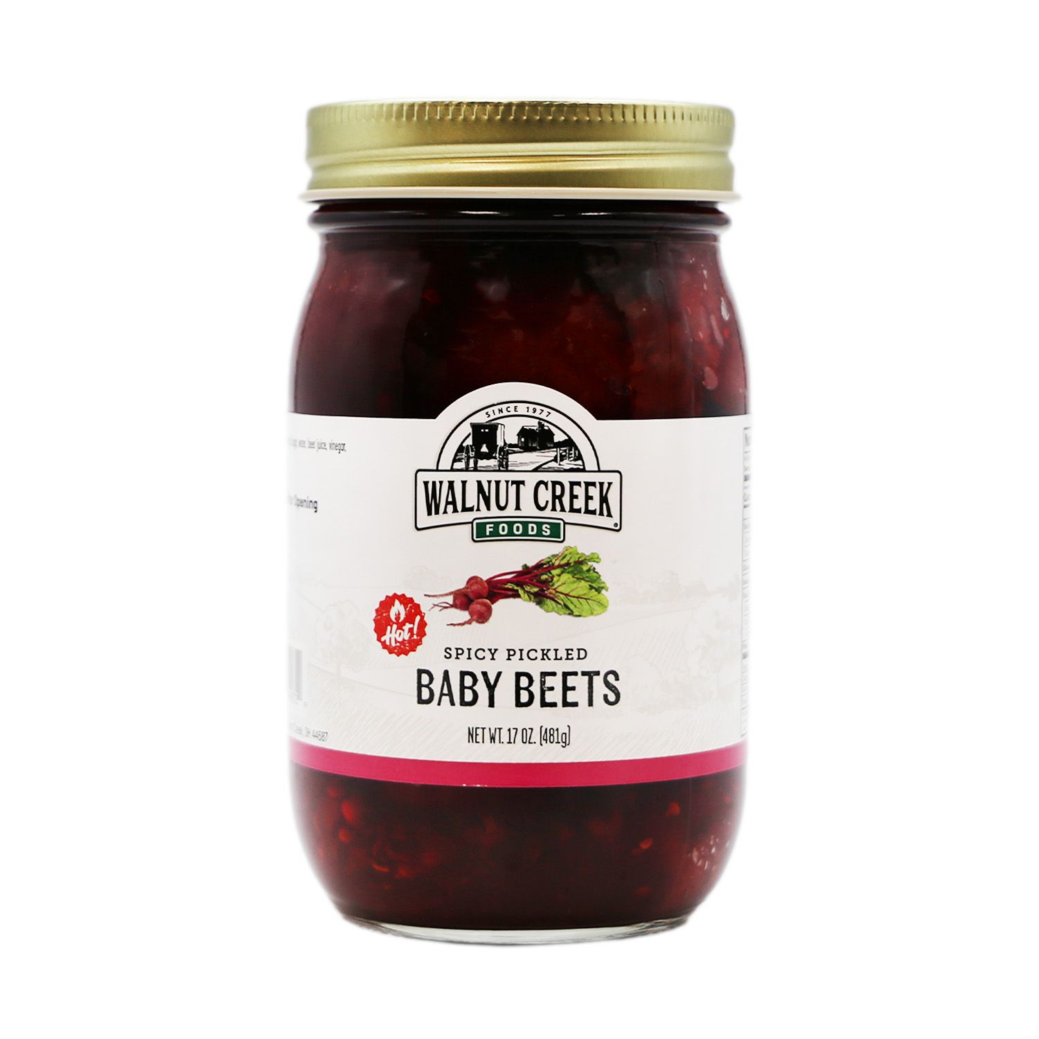 Walnut Creek Spicy Pickled Baby Beets - 17 oz