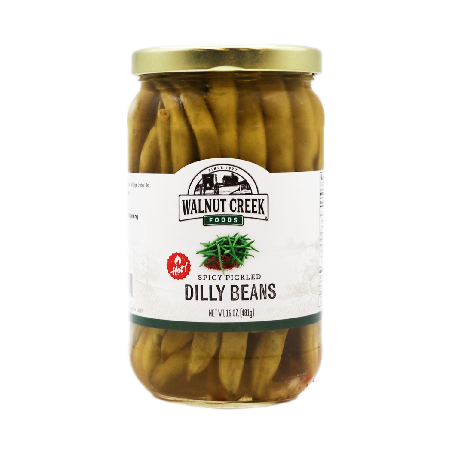 Walnut Creek Spicy Pickled Dilly Beans - 16 oz