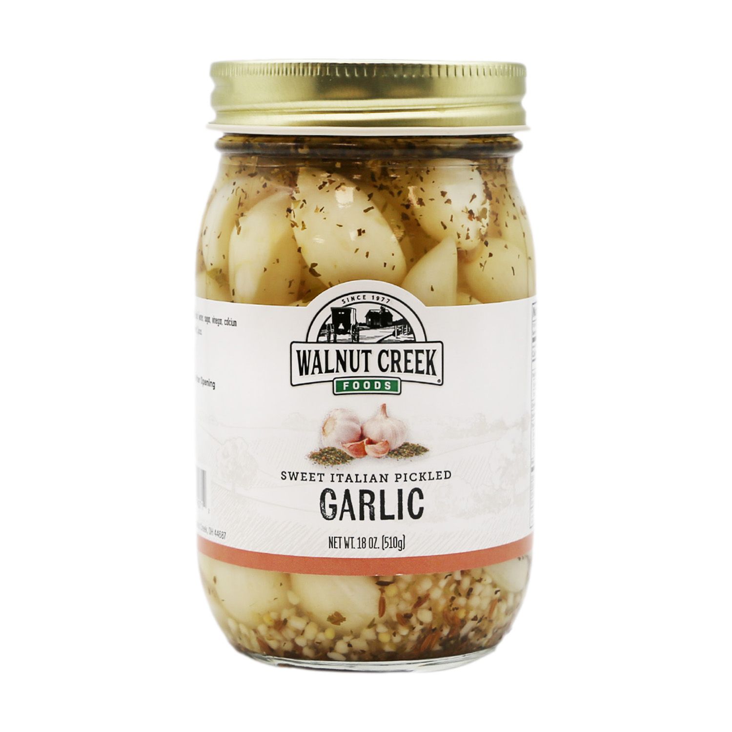 Walnut Creek Sweet Italian Pickled Garlic - 18 oz