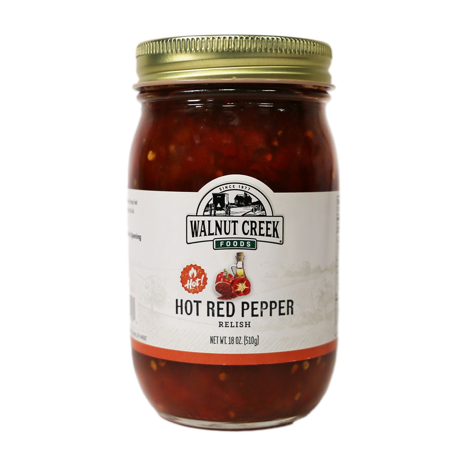 Walnut Creek Hot Red Pepper Relish - 18 oz