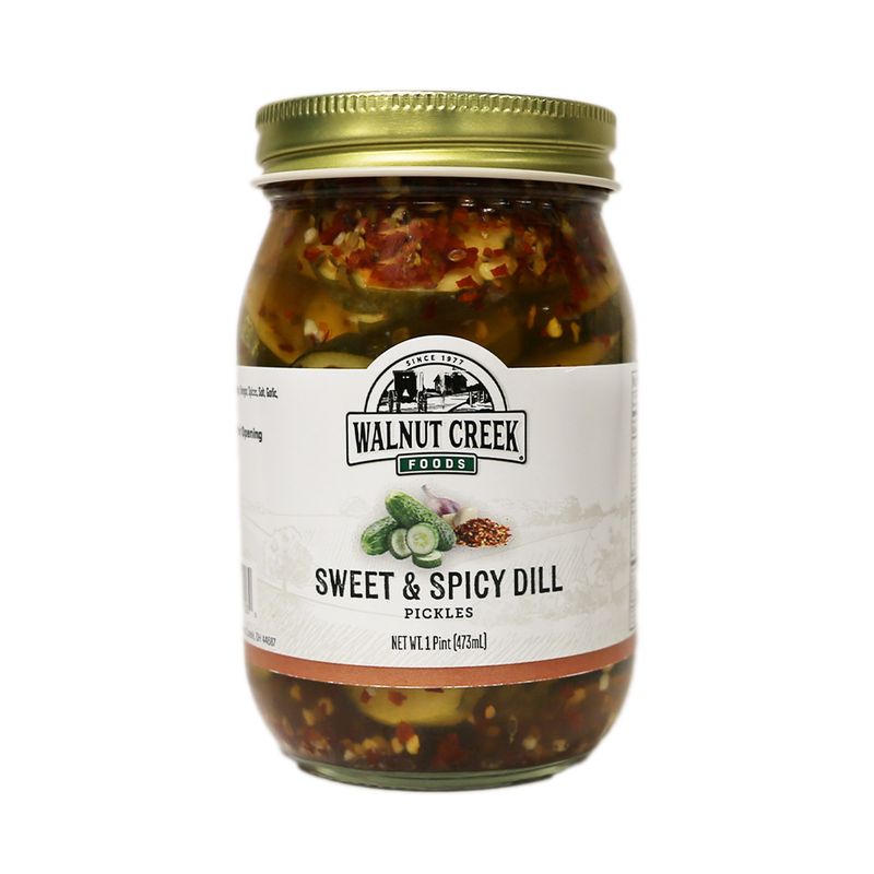 Walnut Creek Sweet &amp; Spicy Dill Pickles - 1 pint