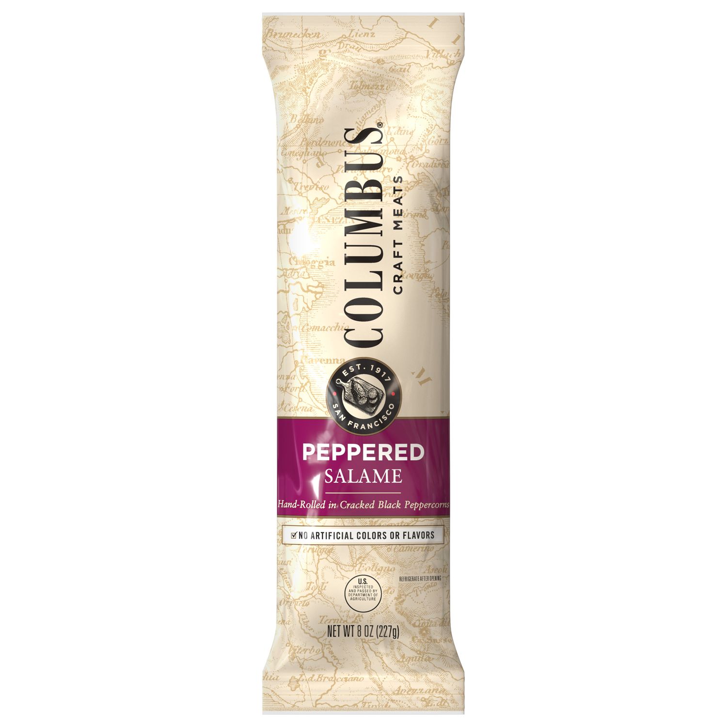 Columbus Peppered Salami - 8 oz