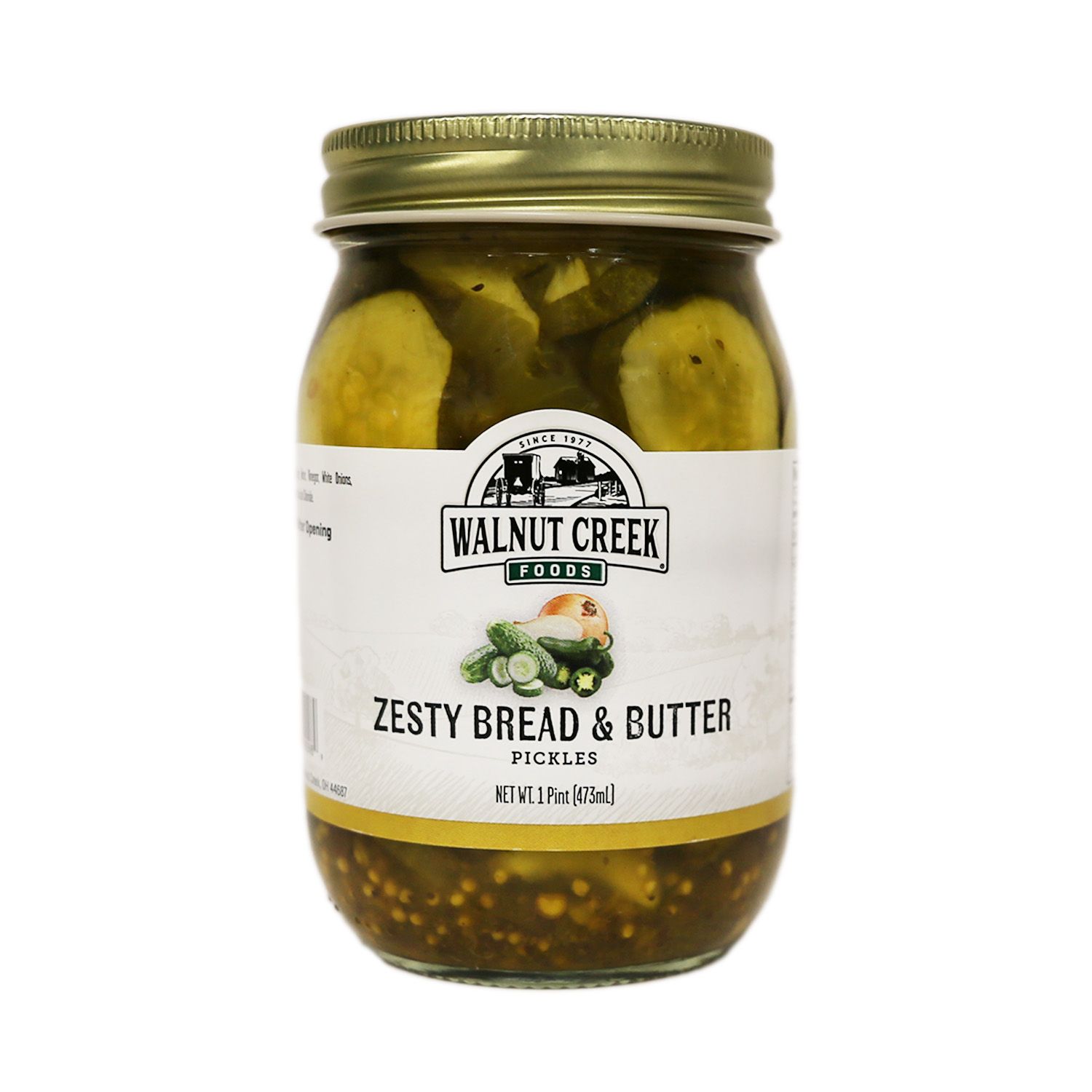 Walnut Creek Zesty Bread &amp; Butter Pickles - 1 pint