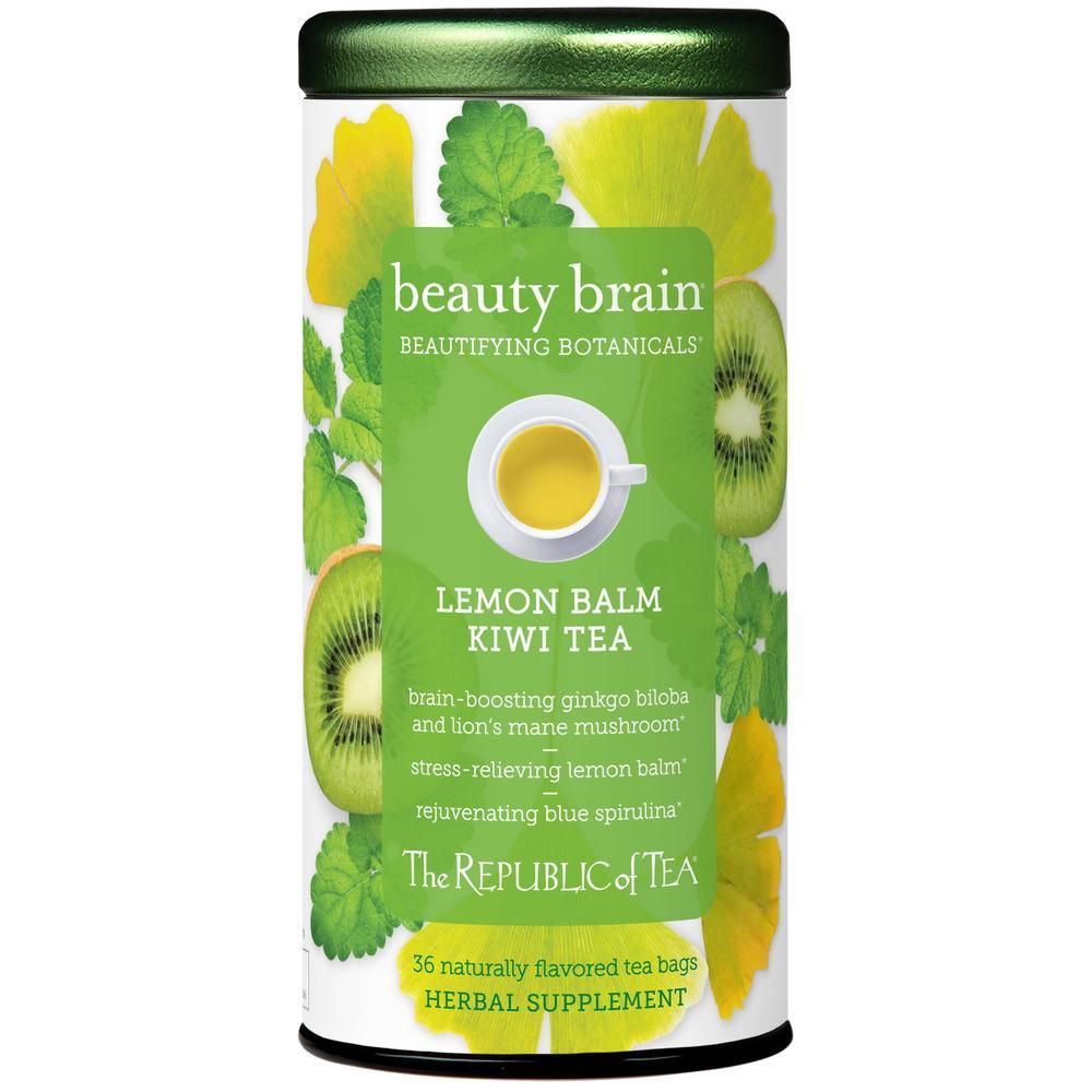 Republic of Tea Beauty Brain Herbal Tea - 36 Tea Bags
