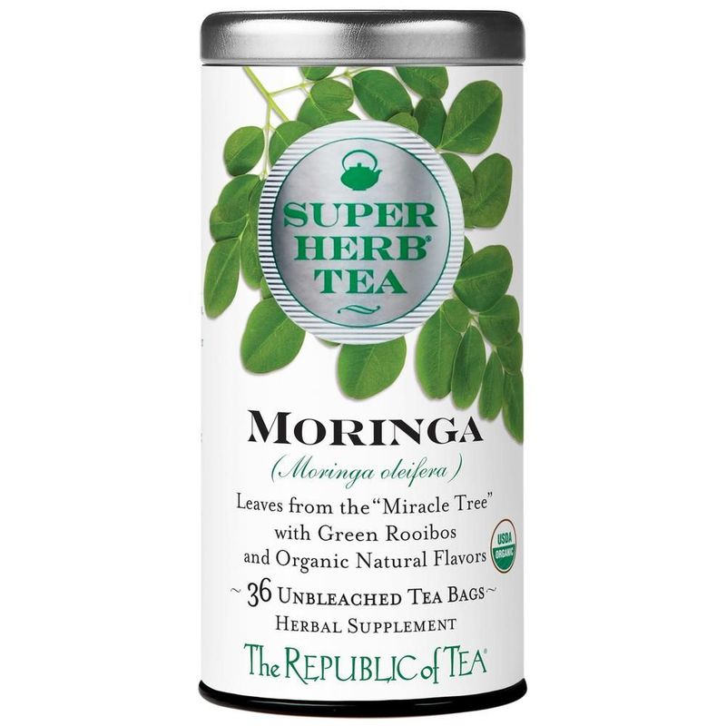 Republic of Tea Organic Moringa SuperHerb Tea - 36 Tea Bags
