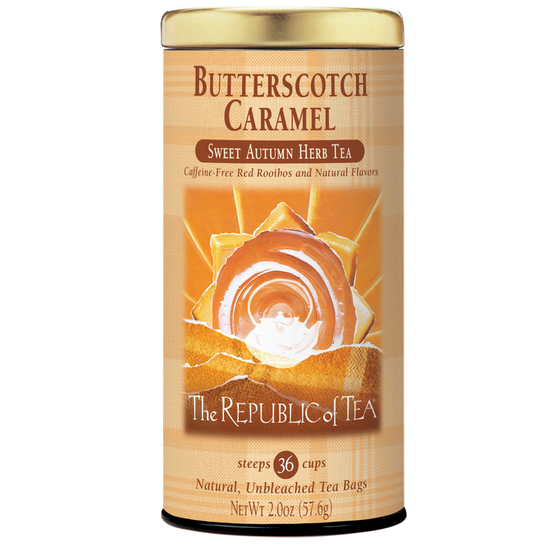 Republic of Tea Butterscotch Caramel Herbal Tea - 36 Tea Bags