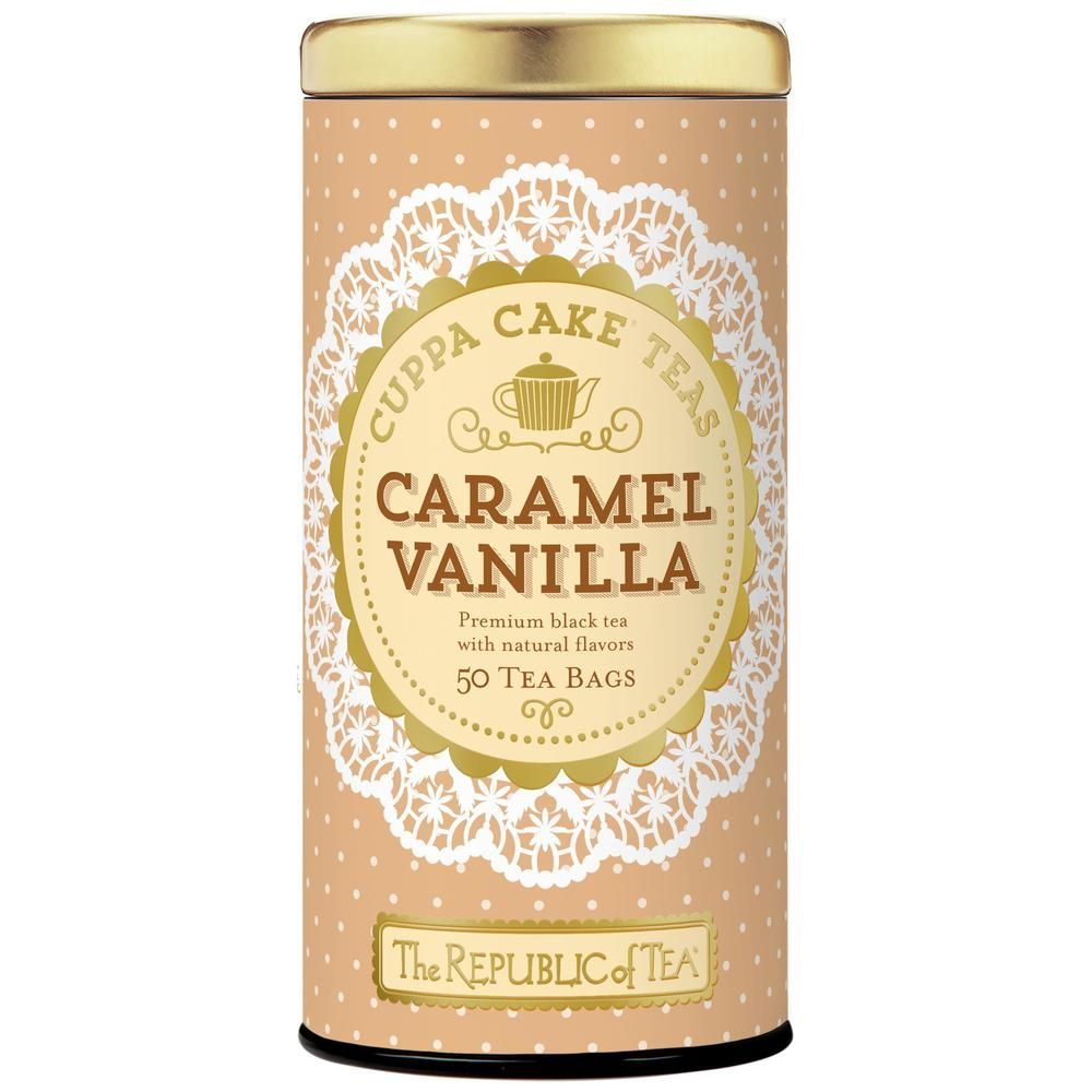 Republic of Tea Caramel Vanilla Cuppa Cake Tea - 50 Tea Bags