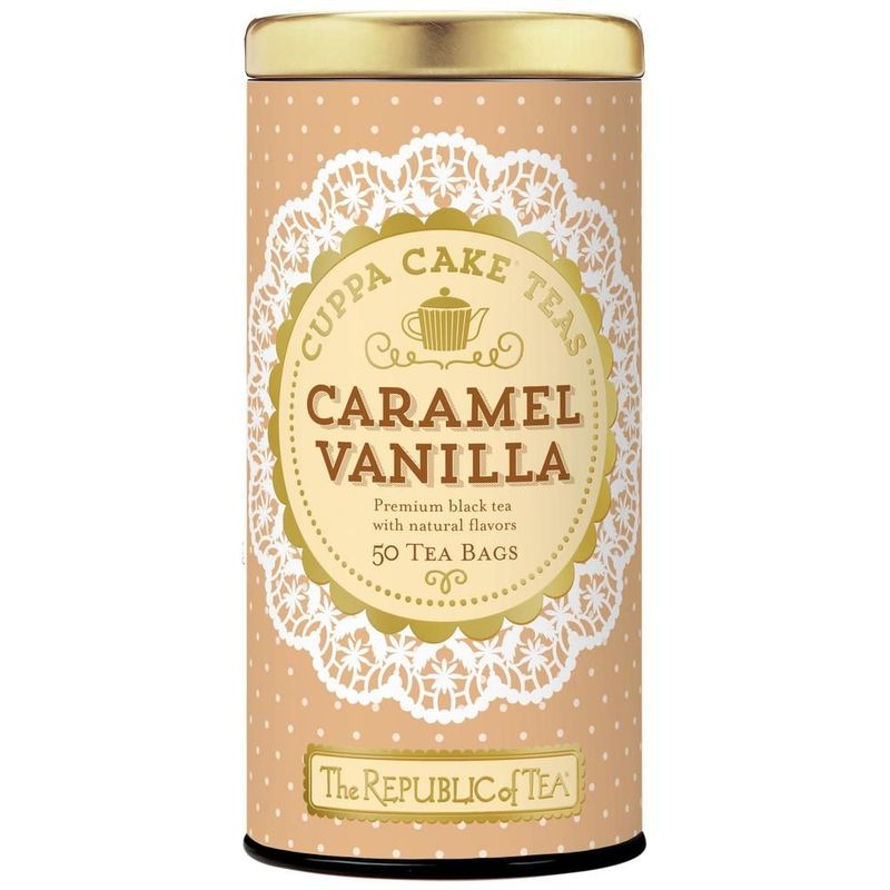 Republic of Tea Caramel Vanilla Cuppa Cake Tea - 50 Tea Bags