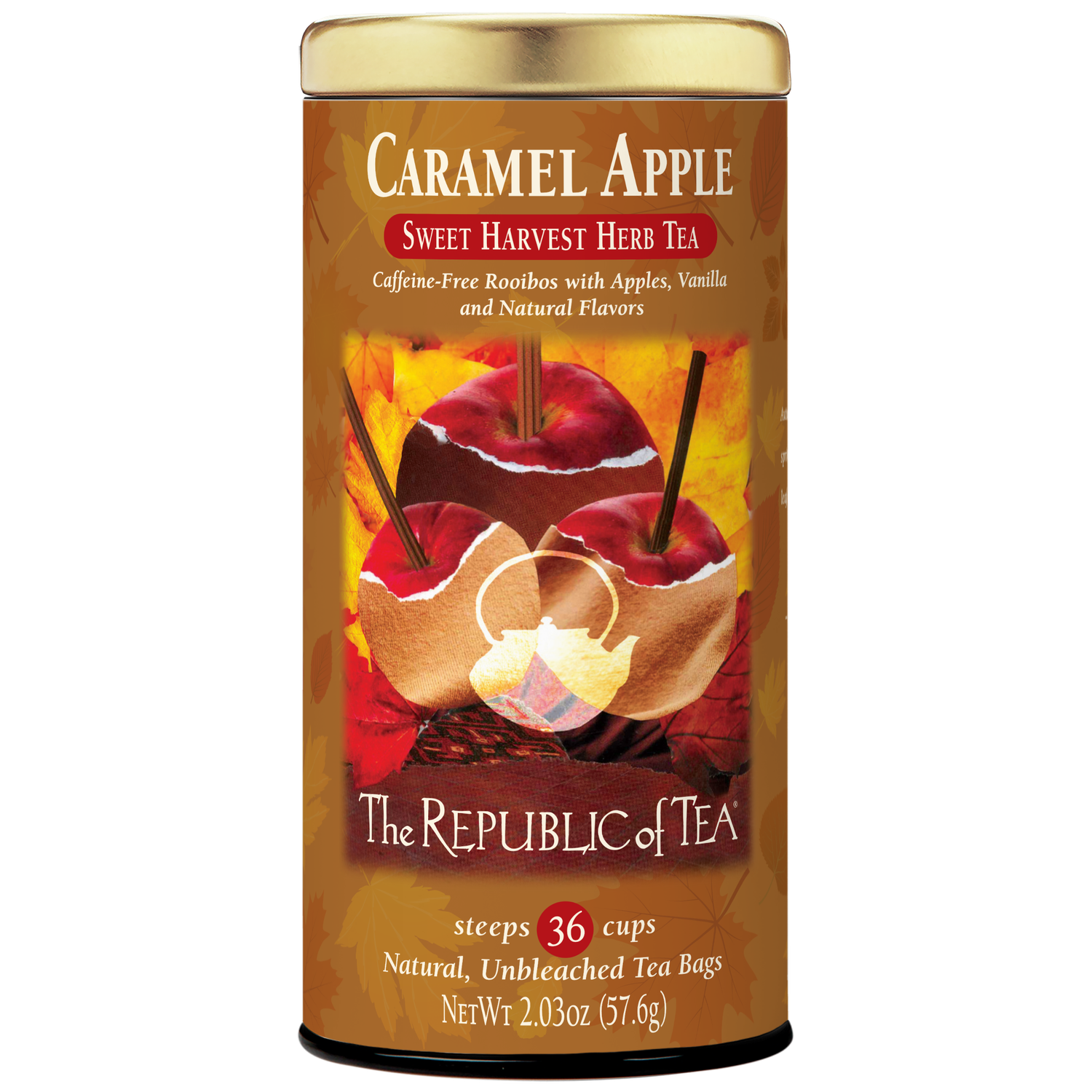 Republic of Tea Caramel Apple Red Tea - 36 Tea Bags