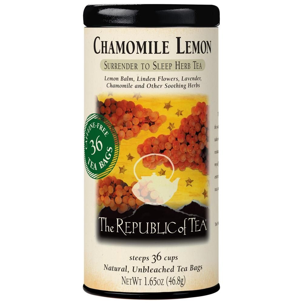 Republic of Tea Chamomile Lemon Herbal Tea - 36 Tea Bags