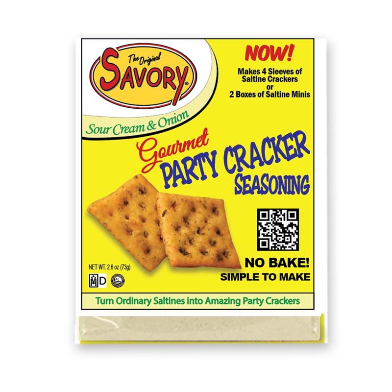 Savory Sour Cream &amp; Onion Party Cracker Seasoning - 2.6 oz