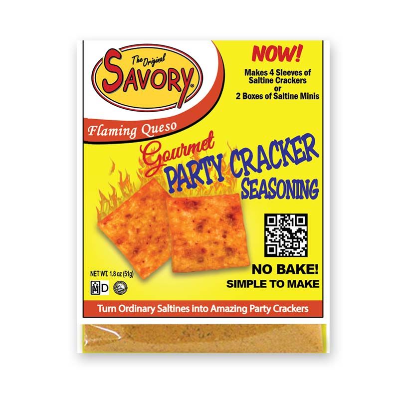 Savory Flaming Queso Party Cracker Seasoning - 1.8 oz