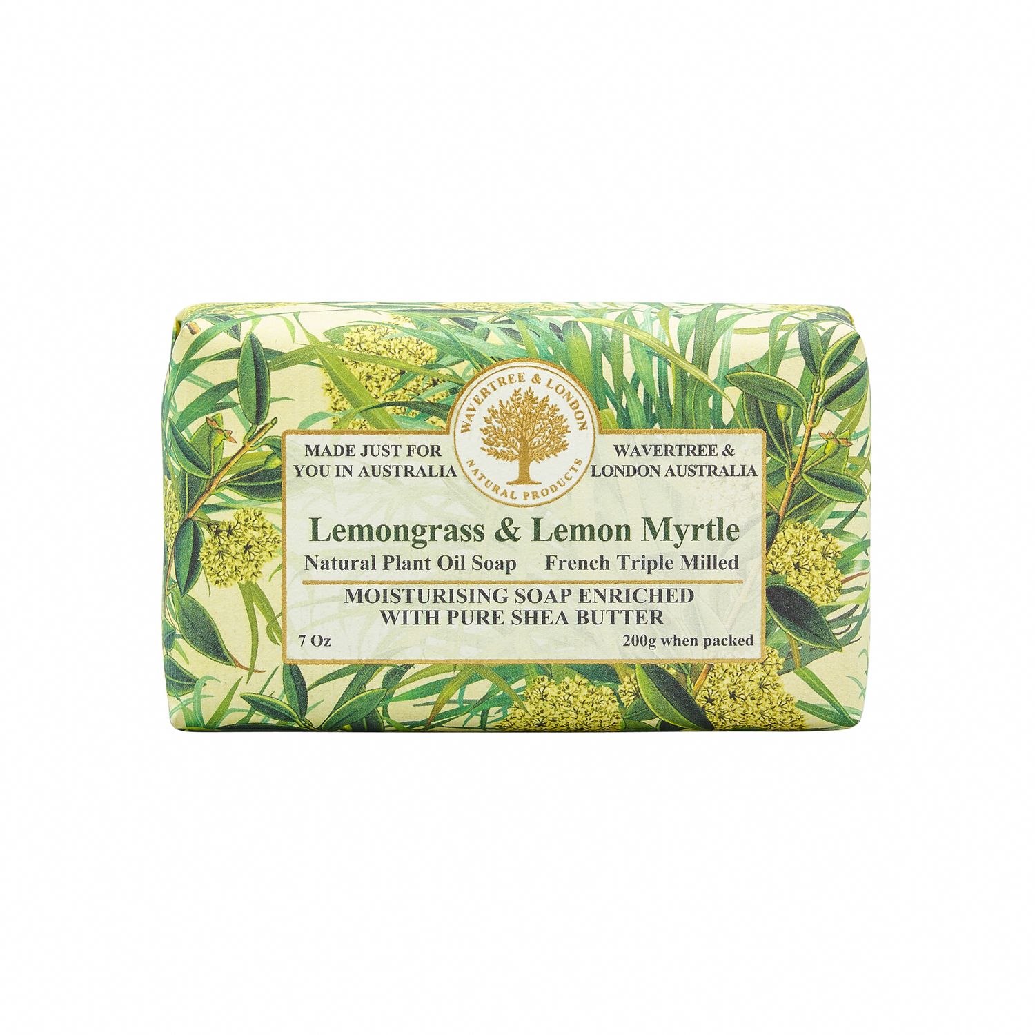 Wavertree Lemon Myrtle &amp; Lemongrass Soap Bar - 7 oz