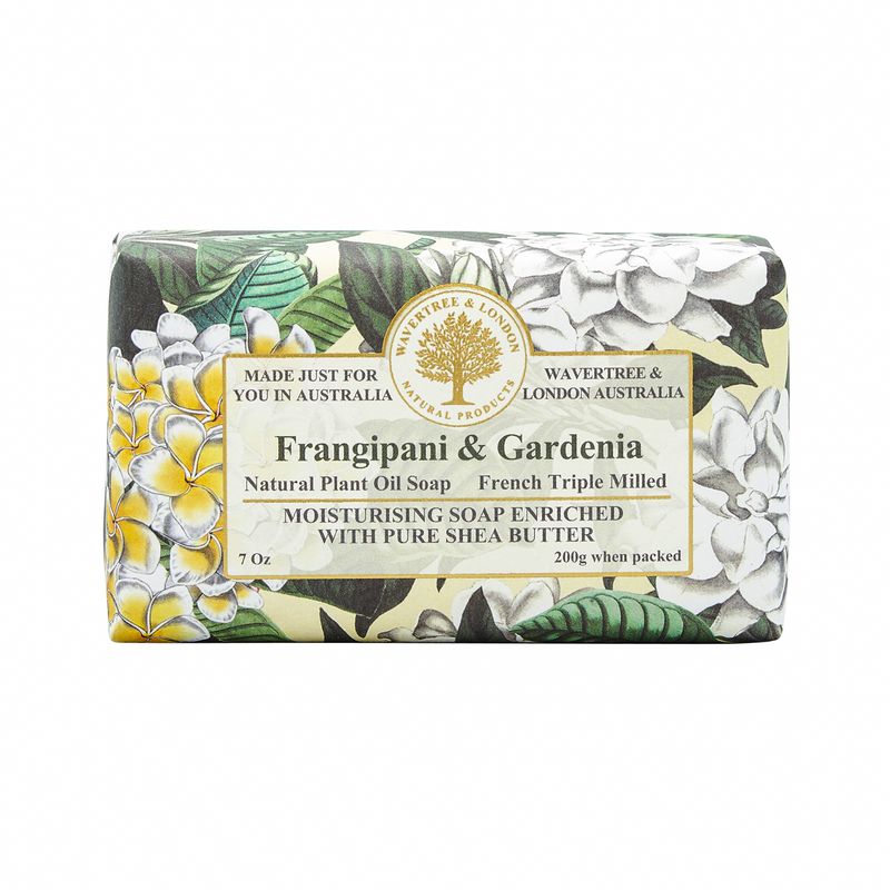 Wavertree Frangipani &amp; Gardenia Soap Bar - 7 oz