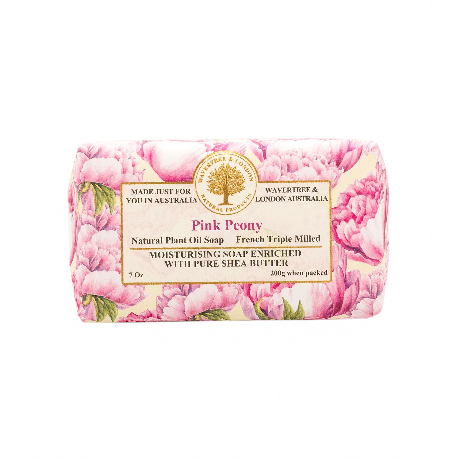 Wavertree Pink Peony Soap Bar - 7 oz