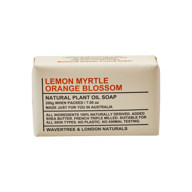 Wavertree Naturals Lemon Myrtle &amp; Orange Blossom Soap Bar - 7 oz