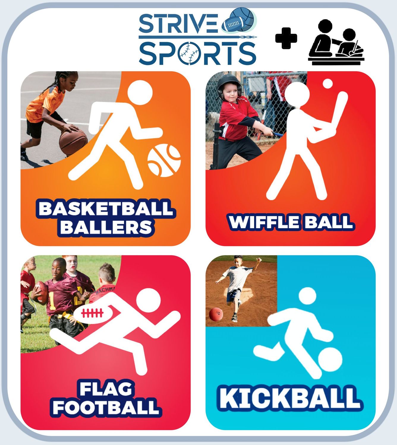 Strive Sports Club + 4 Days/Wk Of Online-Homework Help: 1 Student (WO033125TO040625)
