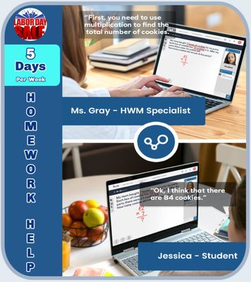 Online-Homework Help: 5 Days Per Week (WO0909T0915)