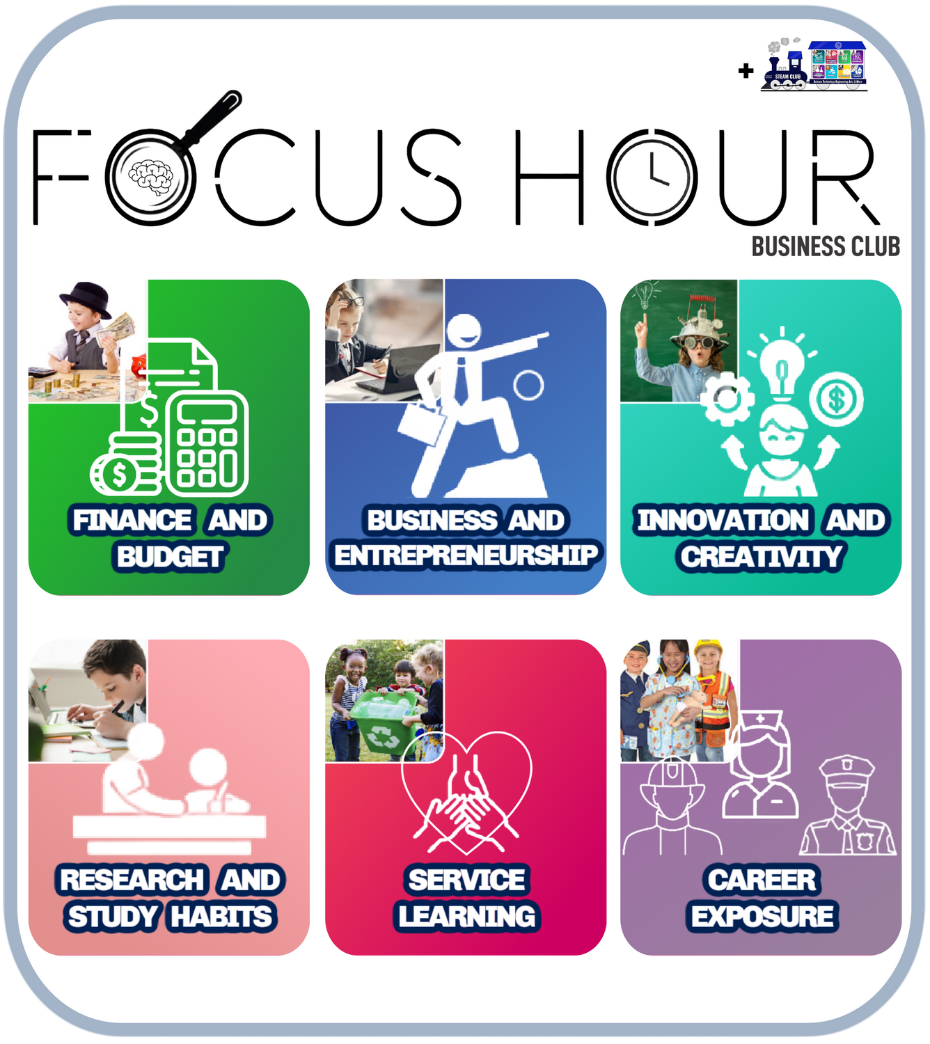 Combo-FOCUS + STEAM (Standard): 1 Student (WO071225TO082425-INITIATED)