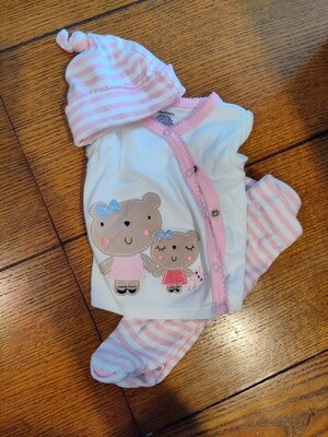 Gerber 3pc bears with ha Gerber 3pc bears with ha