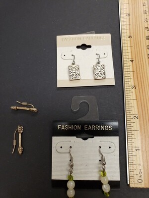 3 dangle earrings
