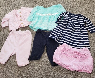 Pink sweater, 2 tops, 2 Pink sweater, 2 tops, 2