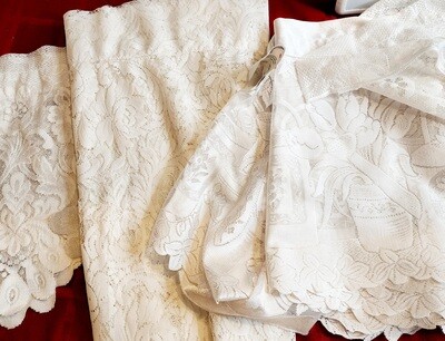 56WHITE VALANCE TIERS 56WHITE VALANCE TIERS