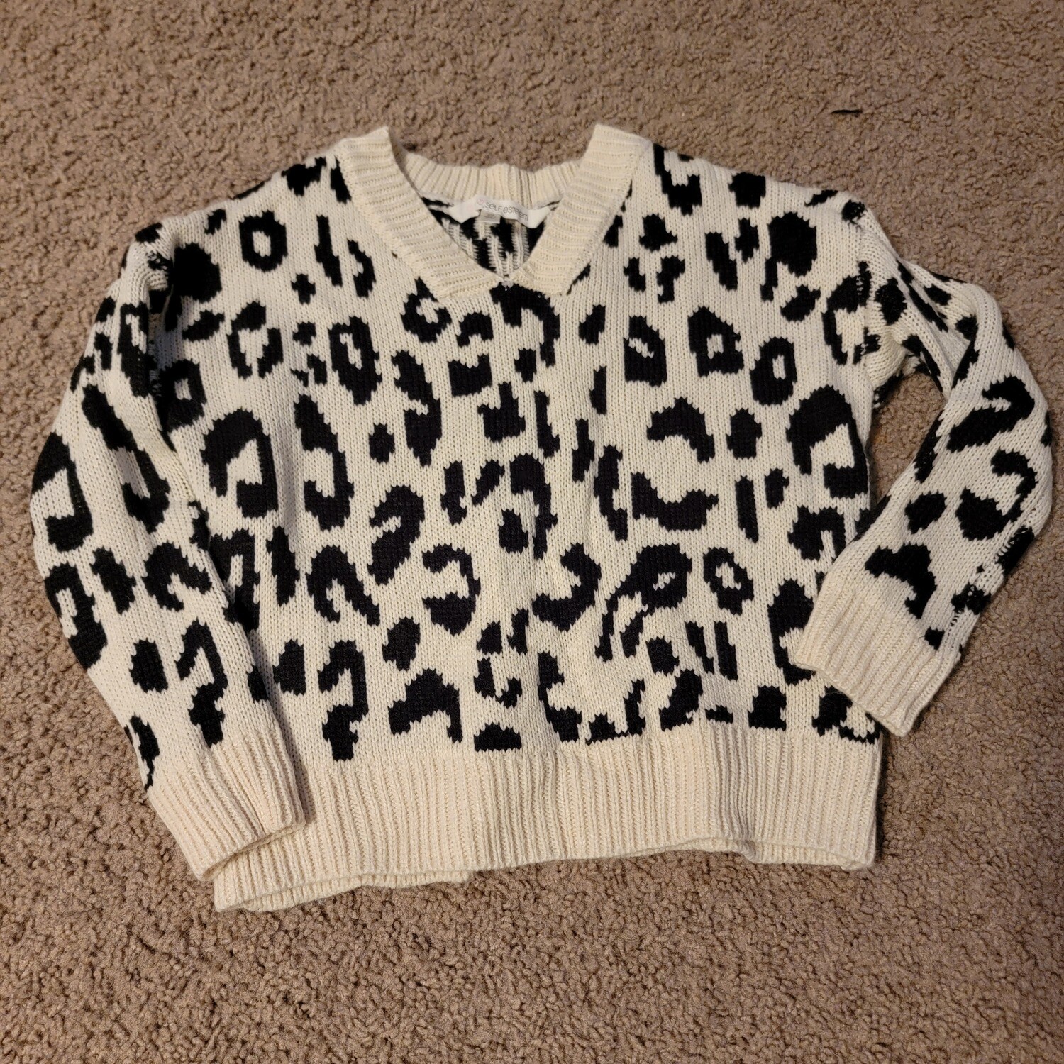 Leopard print sweater