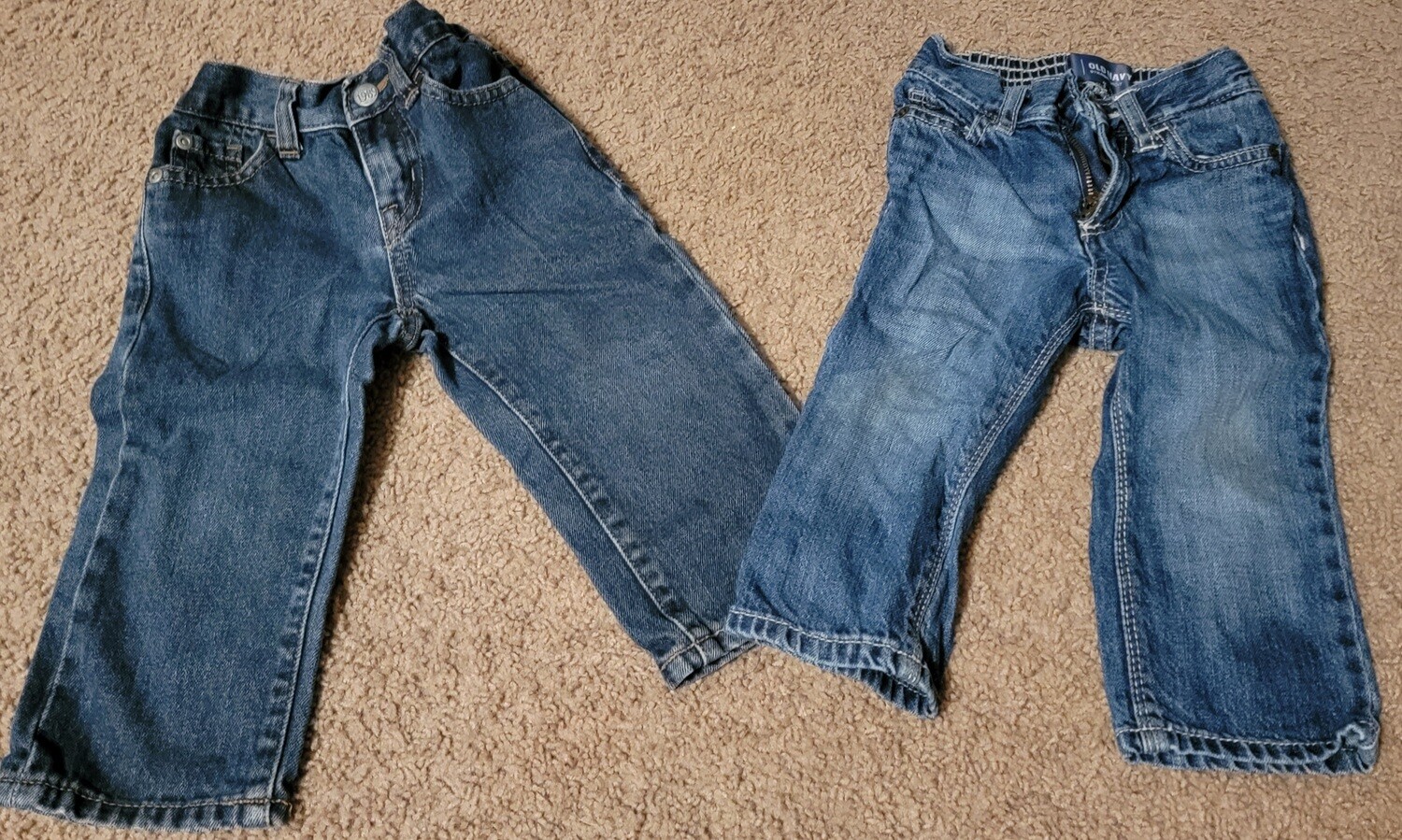 2 pair jeans