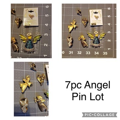 7pc Angel Pin Lot