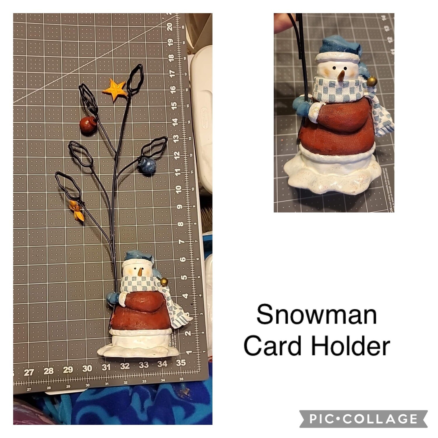 Snowman Card Holder