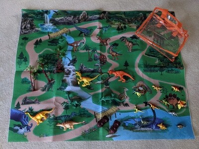 Dinosaur play set