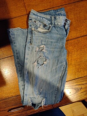 american eagle jeans rip