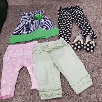 dress, 3 pants, daisy dress, 3 pants, daisy