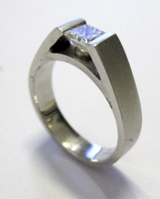 Platinum Diamond Solitaire Ring
