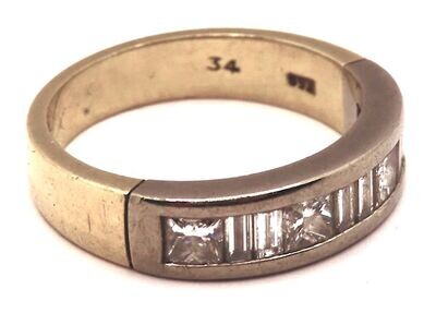 18K yellow and white gold ring