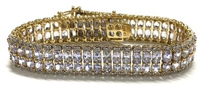 14K diamond and tanzanite bracelet Retail R176000
