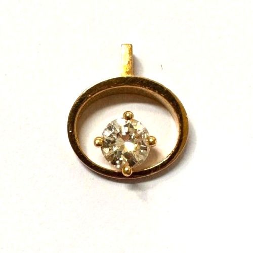 Otto Poulsen manufacture natural diamond pendant