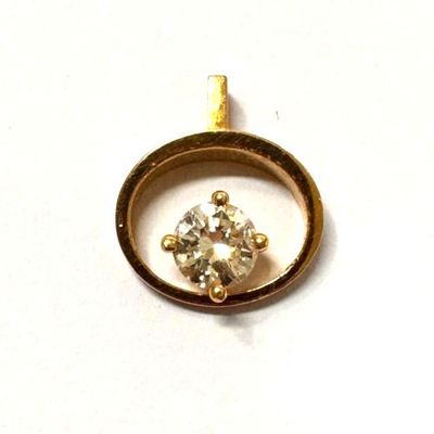 Otto Poulsen manufacture natural diamond pendant